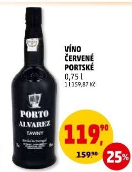 Víno portské Alvarez