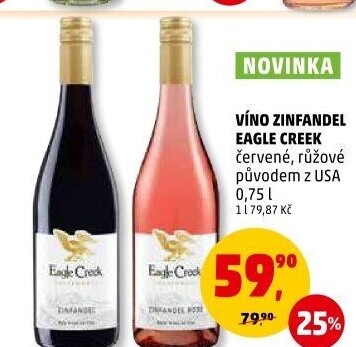 Víno Zinfandel Eagle Creek