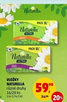 Vložky dámské Naturella