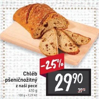 Chléb pšenično-žitný