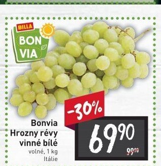Hrozny bílé Billa Bonvia