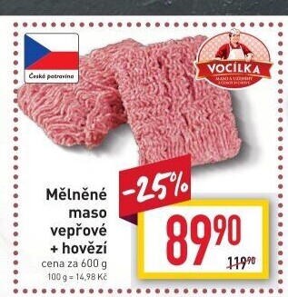 Mleté maso mix Vocílka