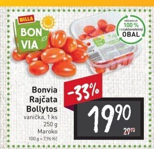 Rajčata cherry Billa Bonvia