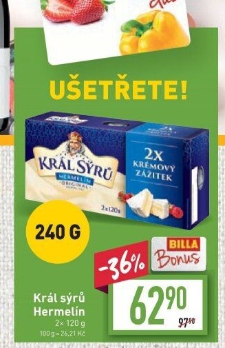 Sýr Hermelín Král sýrů