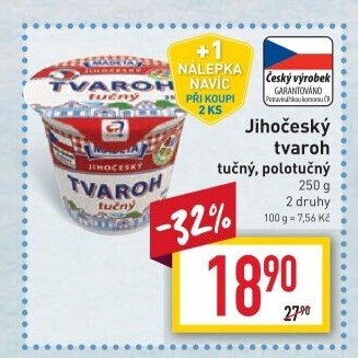Tvaroh tučný Jihočeský Madeta
