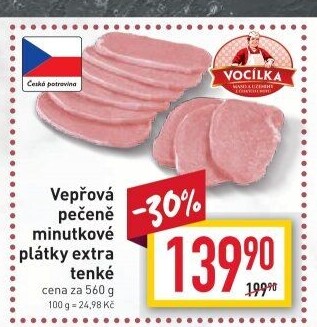 Vepřová pečeně bez kosti Vocílka