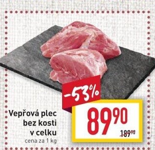 Vepřová plec bez kosti