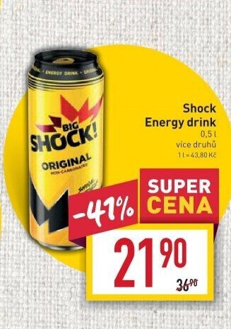 Energetický nápoj Big Shock