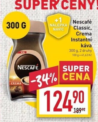 Instantní káva Nescafé Classic