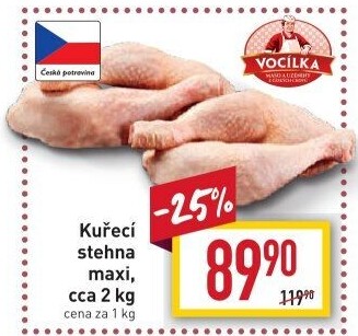 Kuřecí stehna Vocílka
