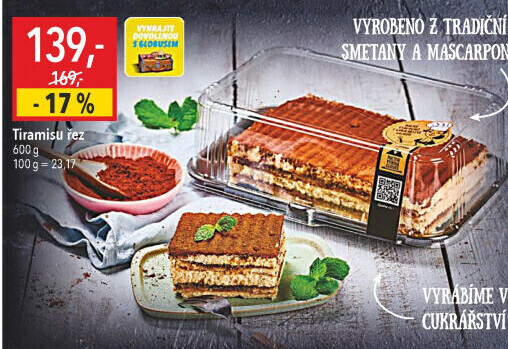 Řez Tiramisu