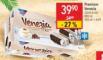 Zmrzlinová roláda Venezia Premium Pinko