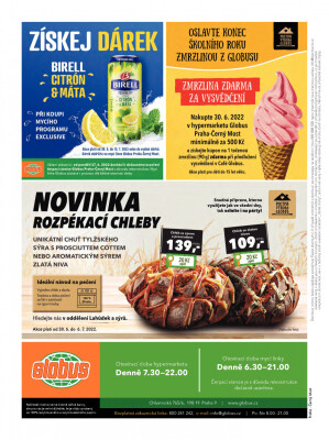 akční leták Globus 30.6.2022-6.7.2022