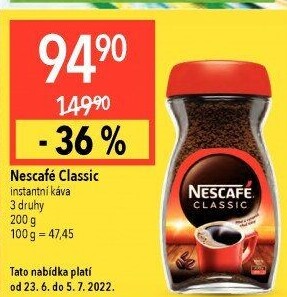 Instantní káva Nescafé Classic