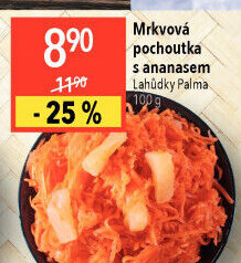 Salát mrkvový s ananasem