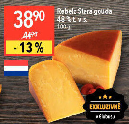 Sýr Rebelz stará gouda 48%