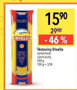 Těstoviny Divella