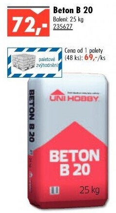 Beton B20 Uni Hobby