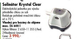Chlorinátor pro bazény Krystal Clear Intex