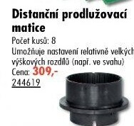 Distační matice Spax