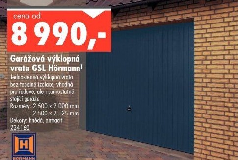 Garážová vrata GLS Hörmann