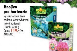 Hnojivo krystalické pro hortenzie Floria