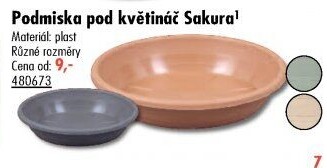 Plastová miska pod květináč/truhlík