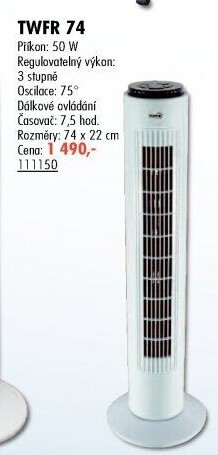 Sloupový ventilátor TWFR Home