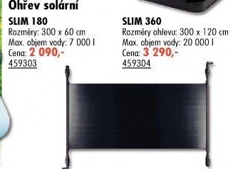 Solární ohřev pro bazény Slim Marimex