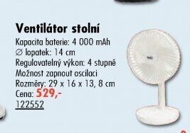 Stolní ventilátor Home