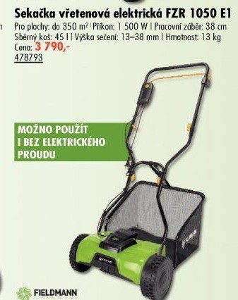 Vřetenová sekačka Fieldmann FZR 1050 E1