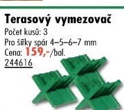 Vymezovač terasový Spax