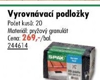 Vyrovnávací podložka Spax