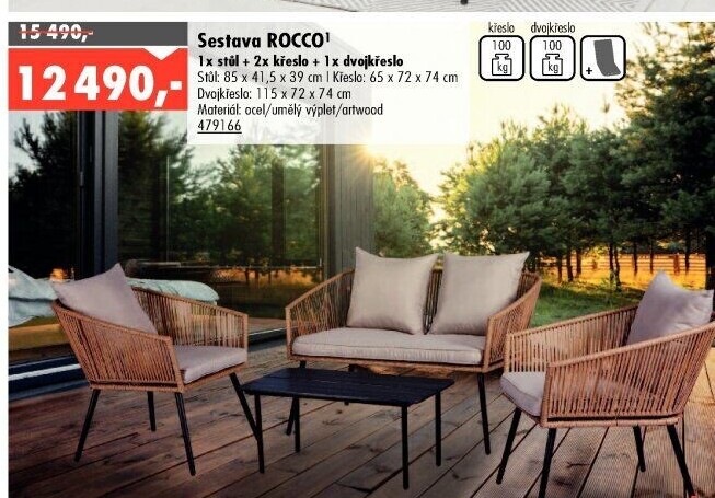Zahradní sestava Rocco