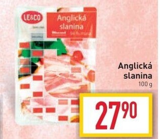 Anglická slanina LE&amp