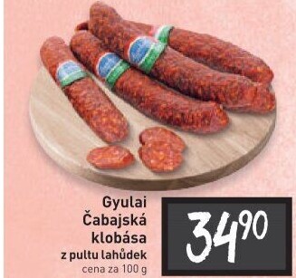 Čabajská klobása Gyulai