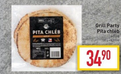 Chléb pita Grill Party