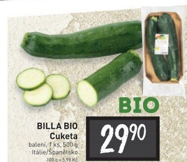 Cuketa Naše Bio Billa