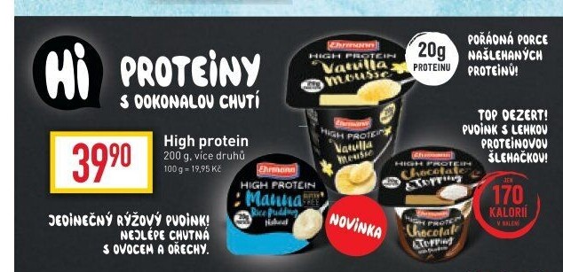 Dezerty High protein Ehrmann