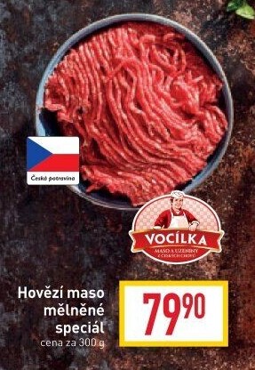 Hovězí mleté maso speciál Vocílka