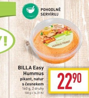 Hummus pikant Easy Billa