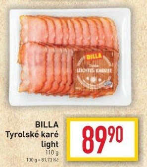 Karé tyrolské Billa