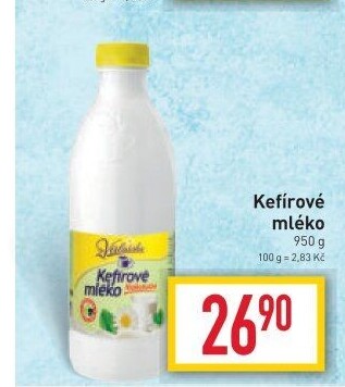 Kefírové mléko neochucené Mlékárna Valašské Meziříčí