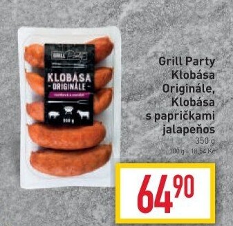 Klobása Originále Grill Party
