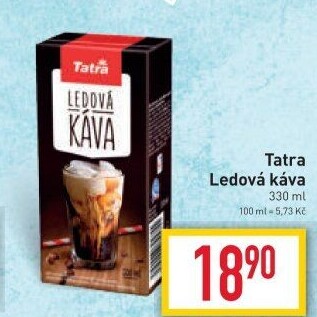 Ledová káva Tatra