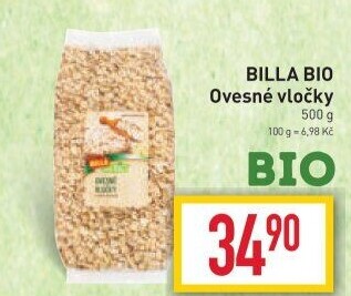 Ovesné vločky Naše Bio Billa