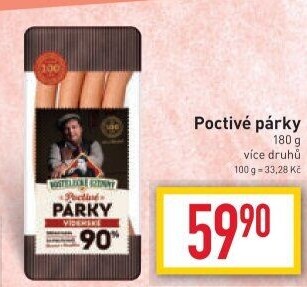 Párky poctivé Kostelecké uzeniny