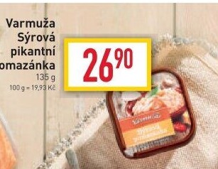 Pikantní sýrová pomazánka Varmuža
