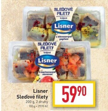 Sleďové filety Lisner