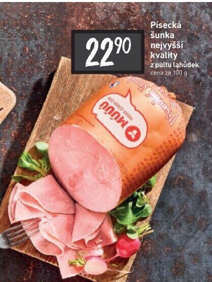 Šunka písecká nejvyšší kvality Maso uzeniny Písek